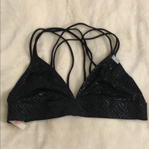 Black Victoria Secret bralette NWT Sz Large